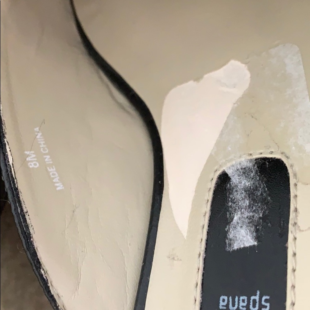 Moda Spana Slip on Black Heels - Picture 4 of 8